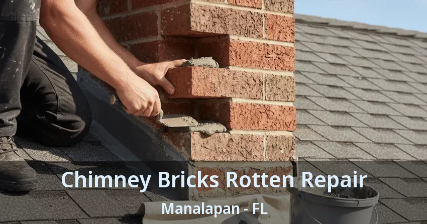Chimney Bricks Rotten Repair Manalapan - FL